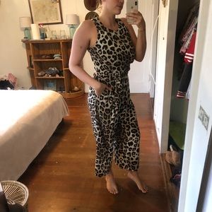 Banana Republic Cheetah Jumpsuit